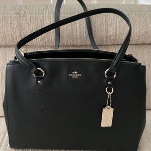 Coach Leather Tote Bag